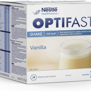 Optifast Vanilla Shake for weight loss - Weight Loss Shake - meal replacement with vitamins and minerals - Quick to prepare - Total diet replacement